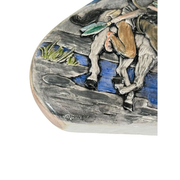 Pair of Vintage GRM 1986-1987 Way of life Native Decanter Pottery Art 10.5" Tall - Picture 13 of 15